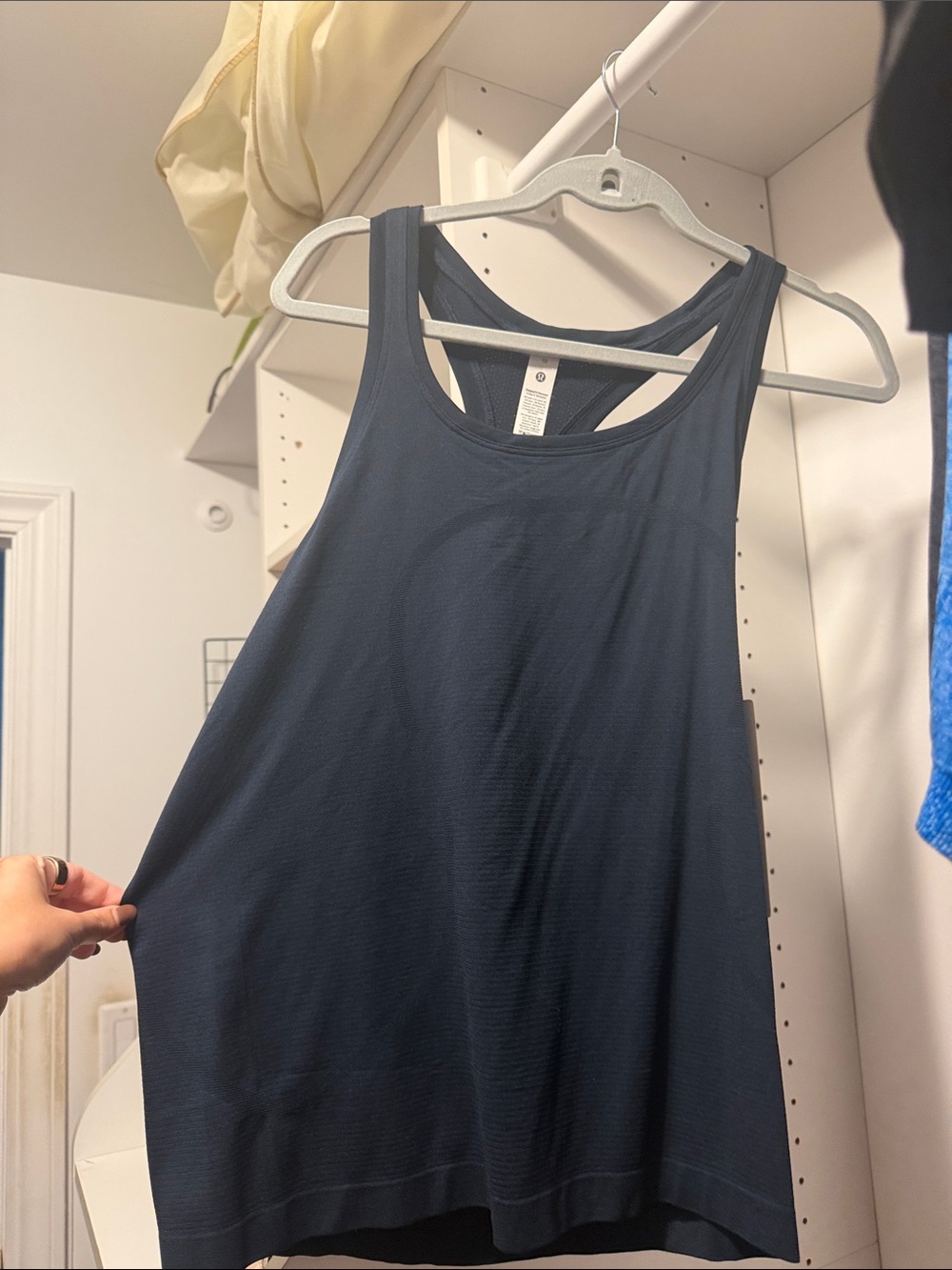 lululemon athletica Dark Navy Racerback Tank Top